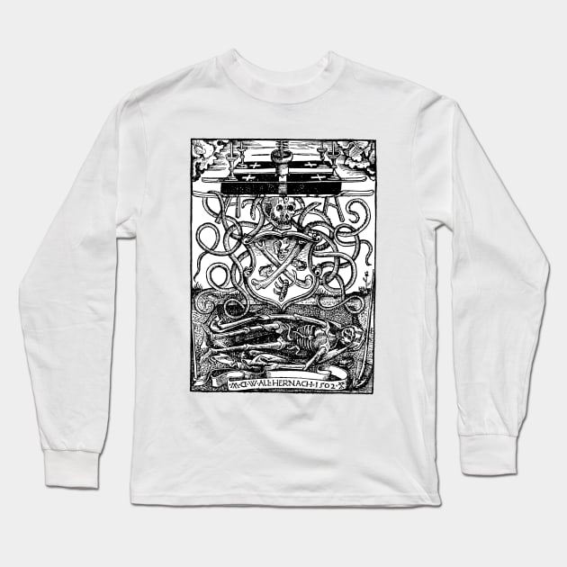 Emblem of Death Long Sleeve T-Shirt by LadyMorgan